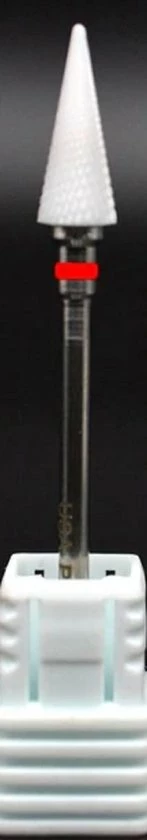 Pedicure-shop Keramische Frees - Spits - ? 6.0 Mm - Grit : Fijn - Voor Fijne Afwerking Van De Nagels - 3 Pedicure-shop Keramische Frees - Spits - ? 6.0 Mm - Grit : Fijn - Voor Fijne Afwerking Van De Nagels -