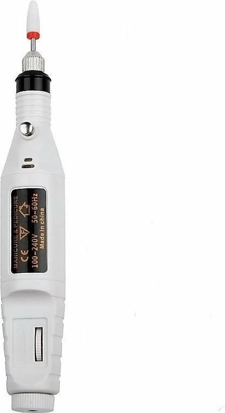 PKD Elektrische Nagelvijl - Wit - Manicure - Pedicure - Nagels - Handen - Voeten - Vijl - Nagelvijl 3 PKD Elektrische Nagelvijl - Wit - Manicure - Pedicure - Nagels - Handen - Voeten - Vijl - Nagelvijl