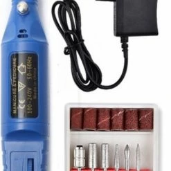 PKD Elektrische Nagelvijl - Licht Blauw - Manicure - Pedicure - Nagels - Handen - Voeten - Vijl - Nagelvijl