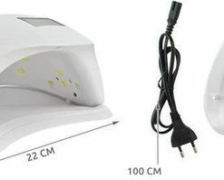 Koopcity Nageldroger | 48 W LED UV | Nagellak | Manicure- Of Pedicure | Professioneel | Met Gratis Nagelclips 21 Koopcity Nageldroger | 48 W LED UV | Nagellak | Manicure- Of Pedicure | Professioneel | Met Gratis Nagelclips -Lanaform Shop 550x198 1