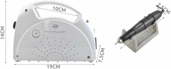 Koopcity Nagelfrees Machine Set – Echt Professioneel – Nagel Freesmachine Voor Manicure & Pedicure Motor – 65 Watt 10 Koopcity Nagelfrees Machine Set – Echt Professioneel – Nagel Freesmachine Voor Manicure & Pedicure Motor – 65 Watt - Image 8