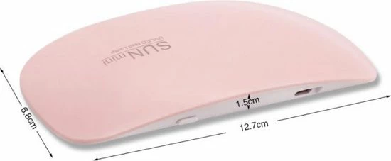 Nagellak Droger SunMini - Professioneel & Compact - LED Verlichting 6W - Gellak - Nagel Lamp - Nagelverzorging - USB Oplader - Nagellak Droger - Nagellak Lamp - Roze 6 Nagellak Droger SunMini - Professioneel & Compact - LED Verlichting 6W - Gellak - Nagel Lamp - Nagelverzorging - USB Oplader - Nagellak Droger - Nagellak Lamp - Roze - Image 4