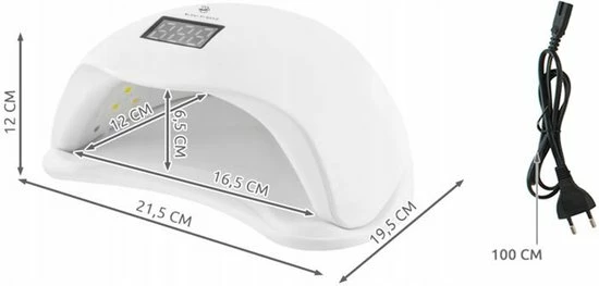 Creartix? UV Nageldrogerlamp - Lamp Voor Nagels - Geschikt Voor Elke Nagel Gellak - Met Bewegingssensor + 10 Gratis Hybride Verwijderclips - 48W 7 Creartix? UV Nageldrogerlamp - Lamp Voor Nagels - Geschikt Voor Elke Nagel Gellak - Met Bewegingssensor + 10 Gratis Hybride Verwijderclips - 48W - Image 5
