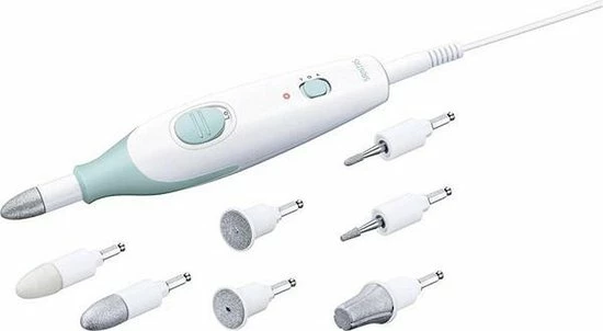 Sanitas SMA36 - Manicure-en Pedicureset Inclusief Opbergtas - Wit/Groen 5 Sanitas SMA36 - Manicure-en Pedicureset Inclusief Opbergtas - Wit/Groen - Image 3