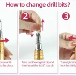 CACCIO® NAILS 2022 Premium Draadloze - Oplaadbare Nagelfrees - Gradient Paars - 35000 RPM - Inclusief 4 Bitjes - 2022 Nieuw Model - Draagbaar - Professioneel -Lanaform Shop 550x328 3