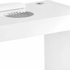 MEGA BEAUTY SHOP® MBS-3102 Manicuretafel Met Afzuiging - Links - Wit -Lanaform Shop 550x329