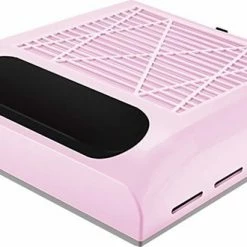 MEGA BEAUTY SHOP? Nail Dust Collector Nagelstofafzuiger -Stofzuiger ?Tafelafzuiging- Met Filter-80Watt -Roze