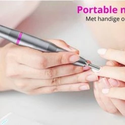 Beeperfect? Elektrische Nagelvijl - Nagelfrees - Manicure En Pedicure Set - 11 Bitjes En 60 Schuurrolletjes - 4 Extra Accessoires -Lanaform Shop 550x334