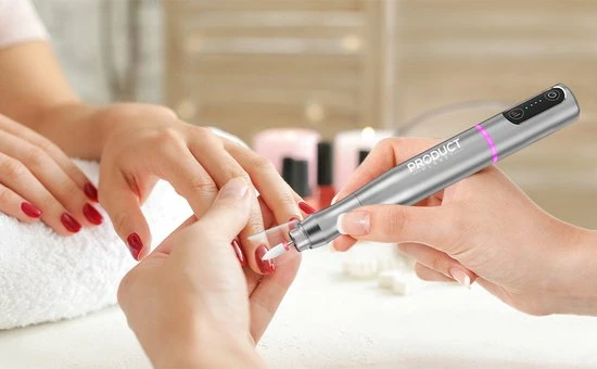 ProductPlanet Premium Draadloze Elektrische Nagelvijl Set 2022 - Nagelvijl Electrisch - Manicure En Pedicure Set - Electrische Nagelvijl - 60 Schuurrolletjes - 5 NagelFrees Bitjes - Grijs 7 ProductPlanet Premium Draadloze Elektrische Nagelvijl Set 2022 - Nagelvijl Electrisch - Manicure En Pedicure Set - Electrische Nagelvijl - 60 Schuurrolletjes - 5 NagelFrees Bitjes - Grijs - Image 5