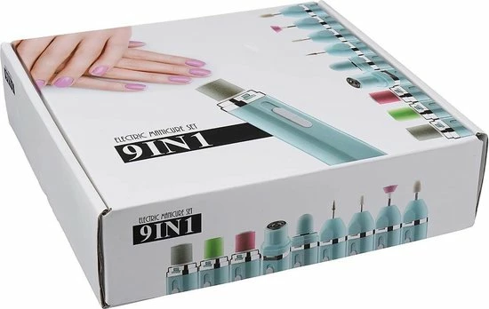 Merkloos Manicure Pedicure Elektrische Set 9 In 1. Voor Nagels Voeten En Verwijderen Eelt. 5 Merkloos Manicure Pedicure Elektrische Set 9 In 1. Voor Nagels Voeten En Verwijderen Eelt. - Image 3
