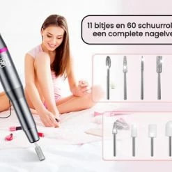 Beeperfect? Elektrische Nagelvijl - Nagelfrees - Manicure En Pedicure Set - 11 Bitjes En 60 Schuurrolletjes - 4 Extra Accessoires -Lanaform Shop 550x353