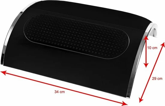 MEGA BEAUTY SHOP® Stofafzuiger Nagels - Zwart - Inclusief 3 MBS® Trapeze Vijlen 6 MEGA BEAUTY SHOP® Stofafzuiger Nagels - Zwart - Inclusief 3 MBS® Trapeze Vijlen - Image 4