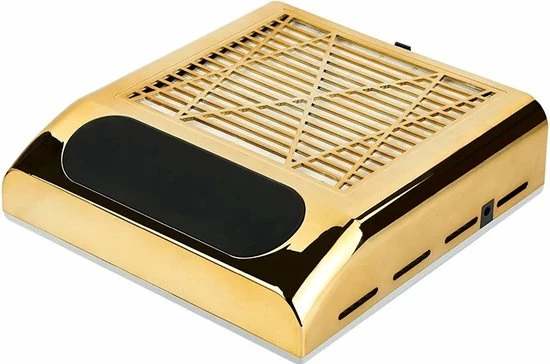 Victoria Nails Pro Nagelstofafzuiger - Afstofzuiger - Nail Dust Collector - Stofzuiger Voor Nail Salon - Nagels - Acrylnagels - Nepnagels - Gelnagels - Electrische Nagelstofzuiger - Tafelafzuiging. - Goud Kleur Met Filter - 80Watt - Manicure/Pedicure Handen En Voeten 3 Victoria Nails Pro Nagelstofafzuiger - Afstofzuiger - Nail Dust Collector - Stofzuiger Voor Nail Salon - Nagels - Acrylnagels - Nepnagels - Gelnagels - Electrische Nagelstofzuiger - Tafelafzuiging. - Goud Kleur Met Filter - 80Watt - Manicure/Pedicure Handen En Voeten