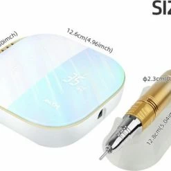 CACCIO? NAILS 2022 Premium Draadloze - Oplaadbare Nagelfrees - Gradient Green - 35000 RPM - Inclusief 4 Bitjes - 2022 Nieuw Model - Draagbaar - Professioneel -Lanaform Shop 550x395 3