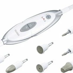 Sanitas SMA35 - Manicure- En Pedicureset Inclusief Opbergtas - Wit/Zilver -Lanaform Shop 550x399 1