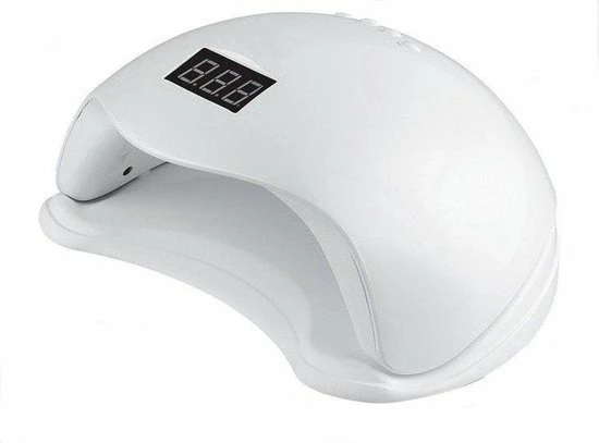 No Label LED Lamp 48 Watt - Met Automatische Hand Sensor - Geschikt Voor ALLE Gels - WIT 3 No Label LED Lamp 48 Watt - Met Automatische Hand Sensor - Geschikt Voor ALLE Gels - WIT