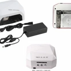 Merkloos 36 Watt UV LED Lamp Nagels - 12W CCFL - 36W LED Wit Voor Gelpolish En Gel