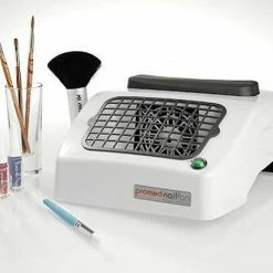 Promed Nagel Stofafzuiging / Tafelafzuiger Voor Nagel Tafel, In Wit - Gratis Promed Handdoek!