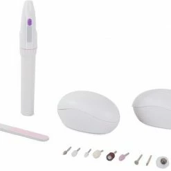 Elektrische Nagelvijl - Nagelfrees - Manicure & Pedicure Set - Polijst - Schuur Pads - Voetrasp - Set Van 18 - Rheme 8 Elektrische Nagelvijl - Nagelfrees - Manicure & Pedicure Set - Polijst - Schuur Pads - Voetrasp - Set Van 18 - Rheme -Lanaform Shop 550x412 20