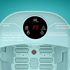 JPS Care® Voetenbad - Instelbare Warmte Tot 47°C - Inklapbaar Met Draaghendel 14 JPS Care® Voetenbad - Instelbare Warmte Tot 47°C - Inklapbaar Met Draaghendel -Lanaform Shop 550x412 34
