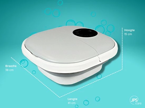 JPS Care® Voetenbad - Instelbare Warmte Tot 47°C - Inklapbaar Met Draaghendel 11 JPS Care® Voetenbad - Instelbare Warmte Tot 47°C - Inklapbaar Met Draaghendel - Image 9