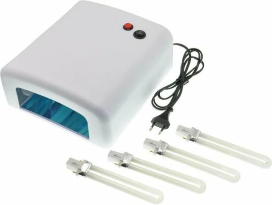 So! Soak Off Nageldroger UV-lamp 36 Watt - Lamp Nagels - Gellak - Gelnagels - Gel Nagellak Droger - Nagellamp - Nagel Lamp - Wit 7 So! Soak Off Nageldroger UV-lamp 36 Watt - Lamp Nagels - Gellak - Gelnagels - Gel Nagellak Droger - Nagellamp - Nagel Lamp - Wit - Image 5