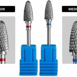Goodbitz Bitjes Nagelfrees - 2 Stuks - Flame Bit - Bitjes Set - Bitjes Nagelfrees - Bitjes Nagelfrees Tungsten - Nagelbitjes - Opzetstukken Nagelfrees - Tungsten Frees - Bitjes Nagelvijl - Nagelfrees Bitjes - Tungsten Nagelfrees Bitjes - Bitjes Set