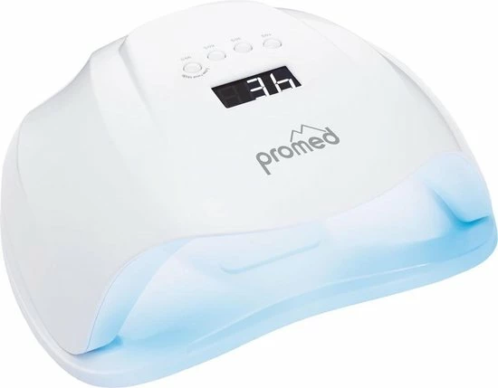 Promed UVL-54 , Allround UV / LED Lamp Voor Nagels, Incl. Infrarood Sensor En Timer. Met High-Definition-LED's, Voorzien Van ' Anti-Heat-Funktion ' / ' Painless Function'' En Dual Power Systeem. 3 Promed UVL-54 , Allround UV / LED Lamp Voor Nagels, Incl. Infrarood Sensor En Timer. Met High-Definition-LED's, Voorzien Van ' Anti-Heat-Funktion ' / ' Painless Function'' En Dual Power Systeem.