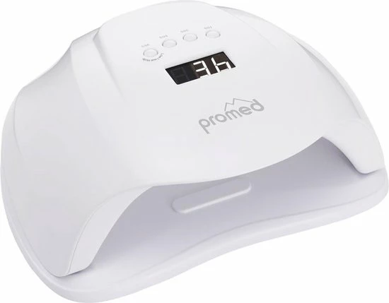 Promed UVL-54 , Allround UV / LED Lamp Voor Nagels, Incl. Infrarood Sensor En Timer. Met High-Definition-LED's, Voorzien Van ' Anti-Heat-Funktion ' / ' Painless Function'' En Dual Power Systeem. 4 Promed UVL-54 , Allround UV / LED Lamp Voor Nagels, Incl. Infrarood Sensor En Timer. Met High-Definition-LED's, Voorzien Van ' Anti-Heat-Funktion ' / ' Painless Function'' En Dual Power Systeem. - Image 2