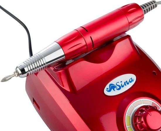 SINA Professionele Freesmachine Manicure Pedicure Nagelfrees Nagels Design Rood 13 SINA Professionele Freesmachine Manicure Pedicure Nagelfrees Nagels Design Rood - Image 11