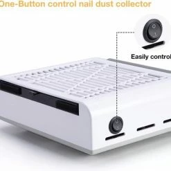 Victoria Nails Pro Nagelstofafzuiger - Afstofzuiger - Nail Dust Collector - Stofzuiger Voor Nail Salon - Nagels - Acrylnagels - Nepnagels - Gelnagels - Electrische Nagelstofzuiger - Tafelafzuiging. - Goud Kleur Met Filter - 80Watt - Manicure/Pedicure Handen En Voeten 12 Victoria Nails Pro Nagelstofafzuiger - Afstofzuiger - Nail Dust Collector - Stofzuiger Voor Nail Salon - Nagels - Acrylnagels - Nepnagels - Gelnagels - Electrische Nagelstofzuiger - Tafelafzuiging. - Goud Kleur Met Filter - 80Watt - Manicure/Pedicure Handen En Voeten -Lanaform Shop 550x448 6