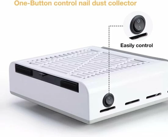 Victoria Nails Pro Nagelstofafzuiger - Afstofzuiger - Nail Dust Collector - Stofzuiger Voor Nail Salon - Nagels - Acrylnagels - Nepnagels - Gelnagels - Electrische Nagelstofzuiger - Tafelafzuiging. - Goud Kleur Met Filter - 80Watt - Manicure/Pedicure Handen En Voeten 5 Victoria Nails Pro Nagelstofafzuiger - Afstofzuiger - Nail Dust Collector - Stofzuiger Voor Nail Salon - Nagels - Acrylnagels - Nepnagels - Gelnagels - Electrische Nagelstofzuiger - Tafelafzuiging. - Goud Kleur Met Filter - 80Watt - Manicure/Pedicure Handen En Voeten - Image 3