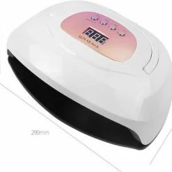 Nageldroger - SUN X8 Max - UV LED Lamp Nagels - 57 LED - Nagel - UV - LED Lamp - Nagellamp - Nail Dryer - Nagels - Salon - Professioneel - 2 Handen - 180 Watt - Model 2021 -Lanaform Shop 550x449 2