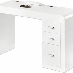 MEGA BEAUTY SHOP® MBS-3103 Manicuretafel Met Afzuiging - Rechts - Wit