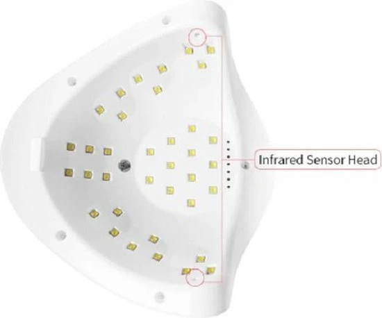 No Label Yousupply 80 Watt UV LED Lamp Nagels - SUN X5 MAX - 45LED - Nagel - UV- LED Lamp - Wit - Nagellamp - Nail Dryer - Nagels - Salon - Lamp - 9 No Label Yousupply 80 Watt UV LED Lamp Nagels - SUN X5 MAX - 45LED - Nagel - UV- LED Lamp - Wit - Nagellamp - Nail Dryer - Nagels - Salon - Lamp - - Image 7
