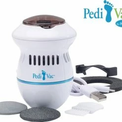 Mediashop PediVac Eeltverwijderaar - Elektrische Voet Vijl - Voetvijl - Veilig - Zuigfunctie - Voetverzorging - USB Oplaadbaar