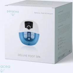 Panacea Voetenbad Met Massage Bad Met Afvoerslag Instelbare Warmte Bubbels - Automatische Voetmassage - Voetbad Met Massage - 8 Liter -Lanaform Shop 550x464