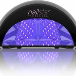 Nail Star NailStar Professionele Led-nageldroger Met UV-nagellamp Voor Shellac En Gelnagellak Lichthardingsapparaat Met Timer, Draagbaar Hardingsapparaat Voor Manicure, Uithardingslamp Voor Vingernagels – Zwart