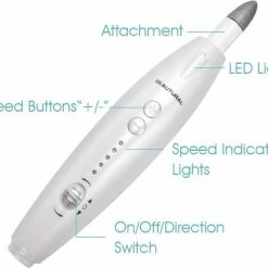 BEAUTURAL Elektrische Manicureset, Pedicureset Met 7 Opzetstukken, Krachtige Nagelvijl Voor Vingernagels En Teennagelverzorging, Led-licht (EU) -Lanaform Shop 550x469 8