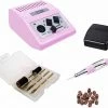 MEGA BEAUTY SHOP® Nagelfrees JD500 Roze-Originele+100 Stuks Schuurrolletjes-30.000rpm - Electrische Nagelvijl-MBS®