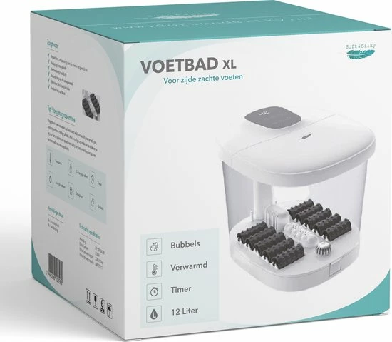 Soft & Silky - Etherisch Massage Voetenbad - Bubbel - Verwarmd - Infrarood - Voetmassage - Voetbad - Voetroller 11 Soft & Silky - Etherisch Massage Voetenbad - Bubbel - Verwarmd - Infrarood - Voetmassage - Voetbad - Voetroller - Image 9