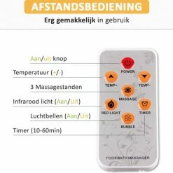 Calmenta® XXL Voetenbad - 12L - Automatisch Wielmassage - Infrarood - Tot 48°C - Voetbad Massage - Voetmassage - Shiatsu - Black Friday 2022 Deals -Lanaform Shop 550x481 1