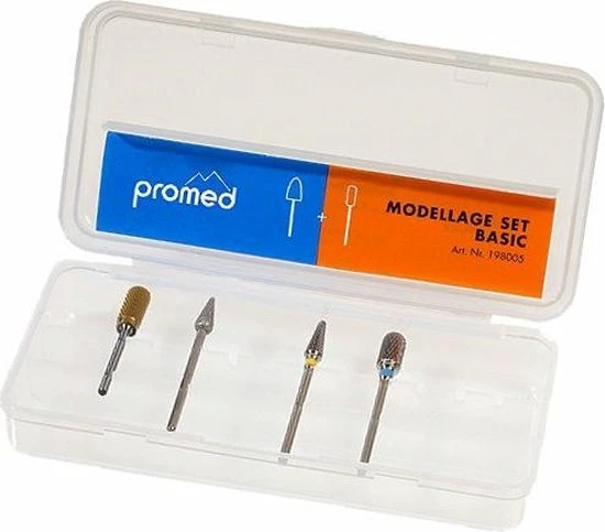 Promed Nagel Frees Set Basic, 5-delig - Nagelstyliste, Pedicure Frees Bitjes - Kunstnagels: Acrylnagels En Gelnagels Verwijderen / Affrezen. 3 Promed Nagel Frees Set Basic, 5-delig - Nagelstyliste, Pedicure Frees Bitjes - Kunstnagels: Acrylnagels En Gelnagels Verwijderen / Affrezen.
