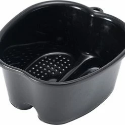 BUDDLEY? Voetenbaden Voor Voetenbad Producten Pedicure Zwembad Voetbad Geschikt Voor Voetenbadzout En Voetenbadproducten Voetbadje Als Teil Kunststof Voetenbad Ontspan Je Voeten Zwart