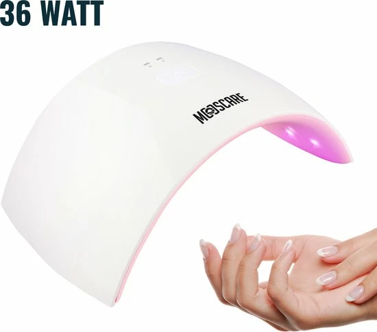 MOOSCARE 36 Watt LED Lamp Voor Gellak Nagels ? Nageldroger ? Gellak Lamp - UV Lamp Gelnagels - Nail Art Nagellamp - Gel Nagellak Nageldroger 3 MOOSCARE 36 Watt LED Lamp Voor Gellak Nagels ? Nageldroger ? Gellak Lamp - UV Lamp Gelnagels - Nail Art Nagellamp - Gel Nagellak Nageldroger