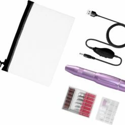 ByPi Elektrische Nagelvijl - Manicure Set - Pedicure Set - Pedicure Apparaat - Gel Nagels - Acryl Nagels - Nagelvijlen - Nagelfrees - Elektrische Vijlen - Roze -Lanaform Shop 550x485 3