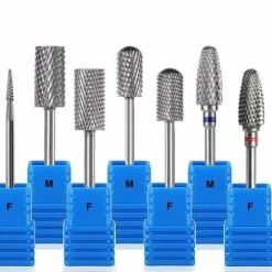 Goodbitz Bitjes Nagelfrees - 7 Stuks - Bitjes - Bitset - Bitjes Nagelfrees - Bitjes Nagelfrees Tungsten - Nagelbitjes - Opzetstukken Nagelfrees - Tungsten Frees - Bitjes Nagelvijl - Nagelfrees Bitjes - Tungsten Nagelfrees Bitjes - Tungsten Bits - Bitjes Set