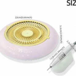 CACCIO® NAILS Victoria Nails Pro - Roze 2 In 1 Nagelfrees -Nagelafstofzuiger - Electrische Nagelvijl - Inclusief 4 Bitjes - Nagel Stofafzuiger - Acrylnagels - Gelnagels - Manicure/Pedicure Handen En Voeten - HD Touchscreen Beelscherm - Nagelboor -Lanaform Shop 550x489 6