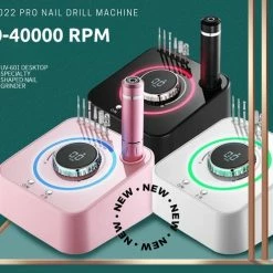 CACCIO? NAILS 2022 Wit Pro Master Nagelfrees - 40.000 RPM - Licht Gewicht Technologie - Inclusief 6 Bitjes Doosje - 36 Schuurrolletjes - Manicure/Pedicure Voeten En Handen - Hoge Kwaliteit - Nieuw Technologie- Professioneel -Lanaform Shop 550x492 1