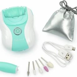 Sibel Pedismooth Elektrische Eeltverwijderaar & Manicure Set Usb